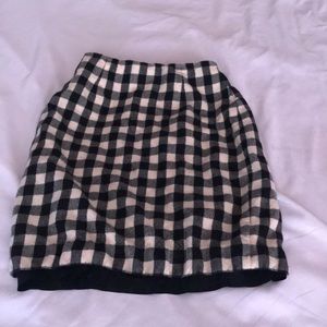 plaid pencil skirt